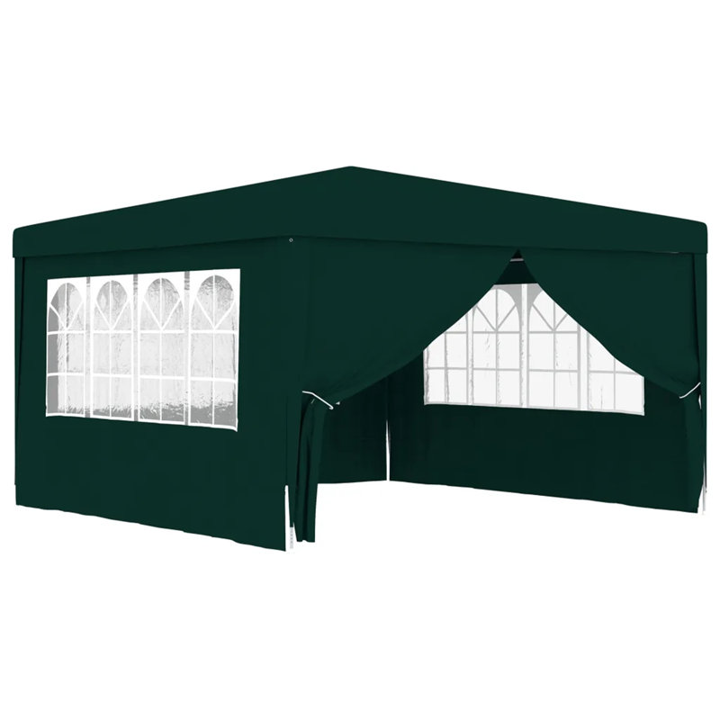 Atsuko 4m x 4m Steel Party Tent, Green