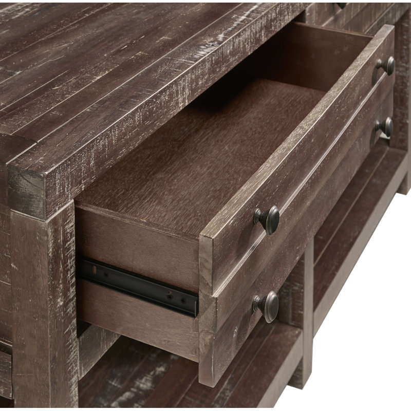 Console en bois massif 60 po Randal