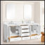 Meuble-lavabo autoportant pour salle de bain moderne 72 po