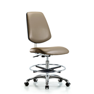 Anais Vinyl Drafting Chair