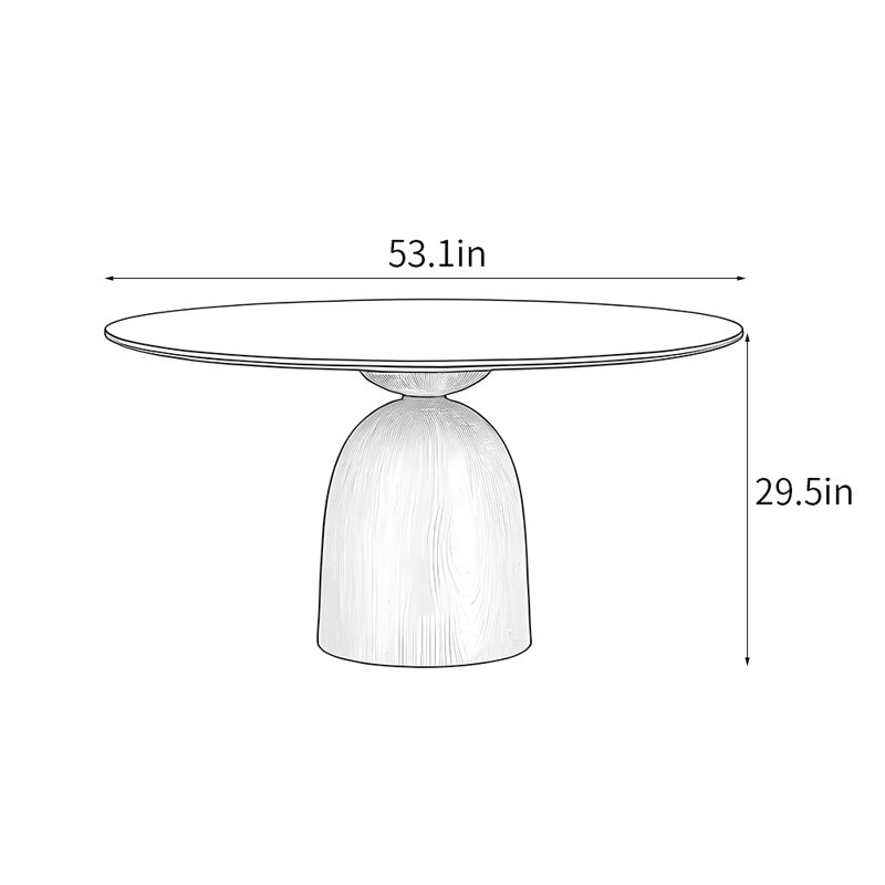 Lexiss, 29.5"H x 53.1"L x 53.1"W