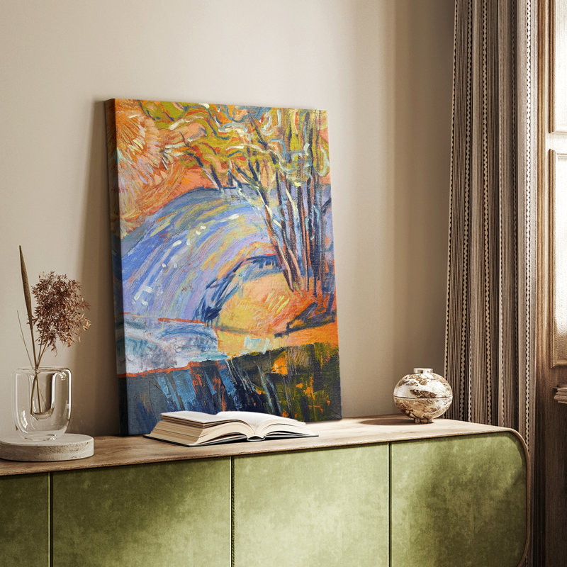 Cadmium Winter Solstice III - galerie Cavas sur mesure, H 18 po x l 12 po