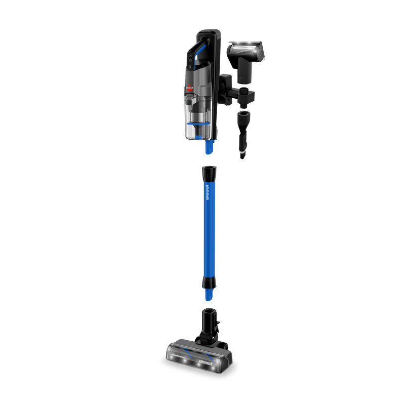 BISSELL PowerClean FurFinder Self-Standing Cordless Vacuum w/FurFinder Headlights, Tangle Free Brush Roll, and Pet Upholstery Tool