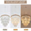 Lustre empire à 4 lumières de style carragh Carragh
