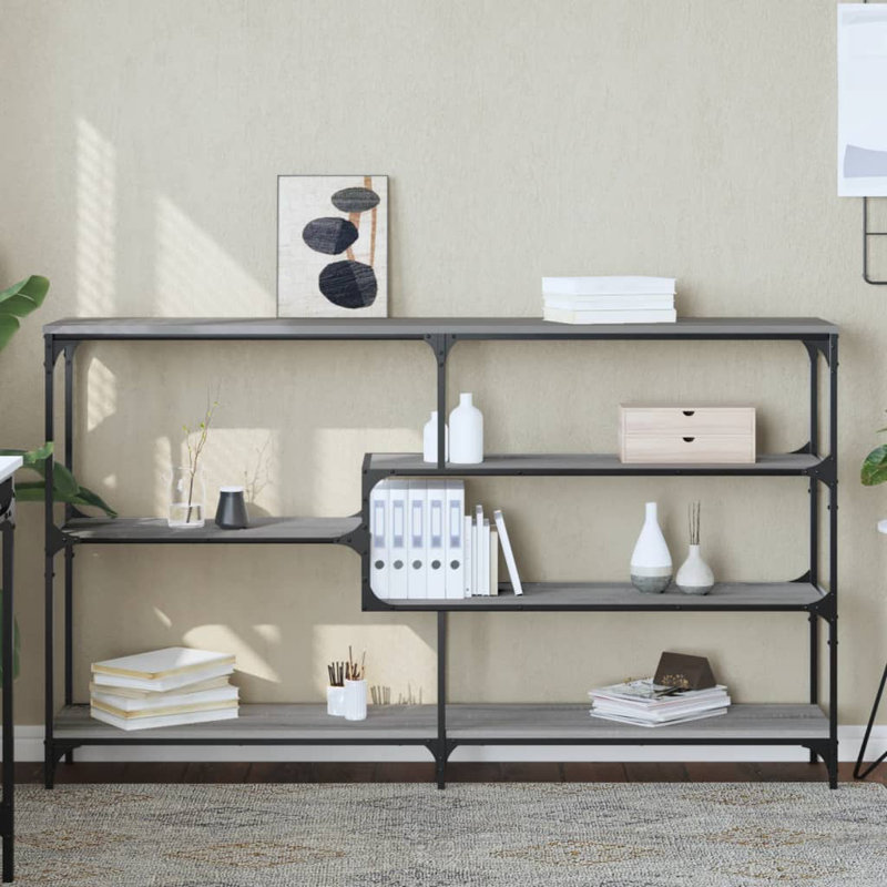 Console Table, Grey Sonoma, 95cm H x 160cm W x 32cm D
