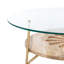 Table basse à 3 pieds avec rangement
