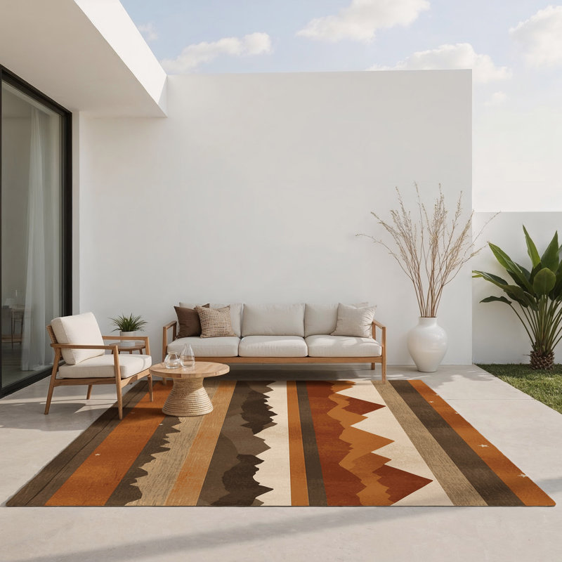 Zenith Mirage Indoor And Outdoor Area Rug, Rectangle 1'6" x 2'6"