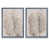 Toile avec cadre gris