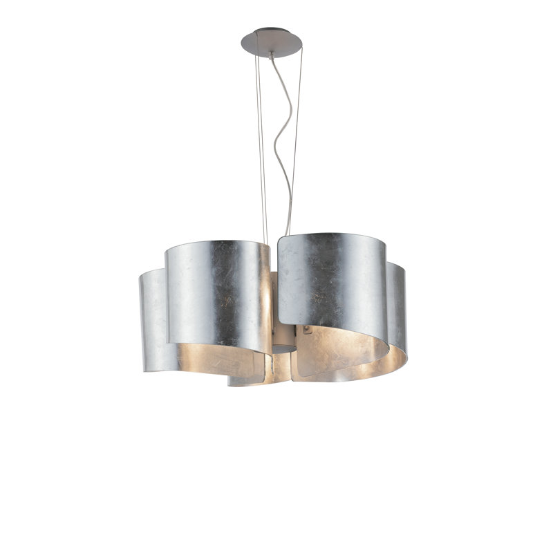Fergerson 5 - Light Unique/Statement Pendant, Silver