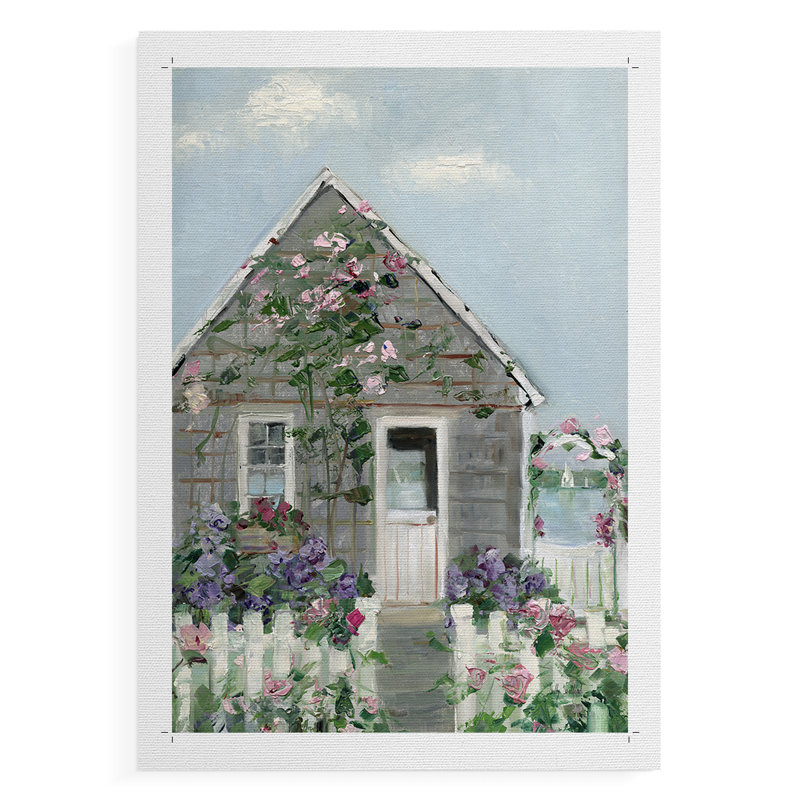 Coastal Cottage I - Impression sur toile seulement - NON-CADRE, H 18 po x l 12 po