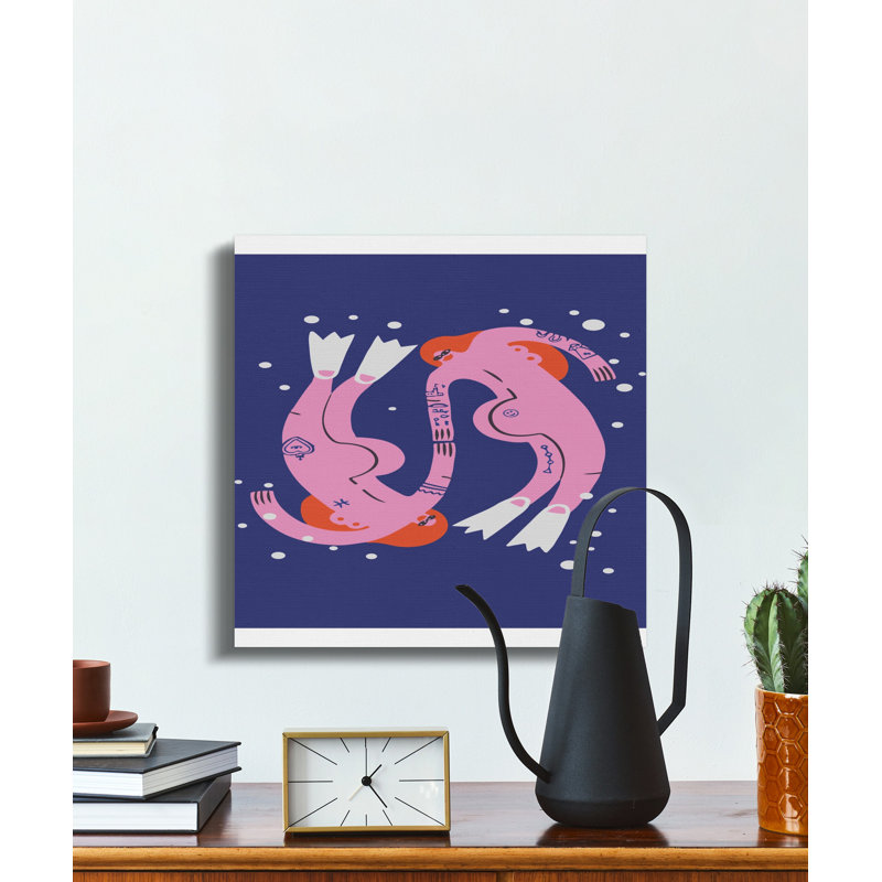 Nieman Wrapped Canvas Print Set, 14x14