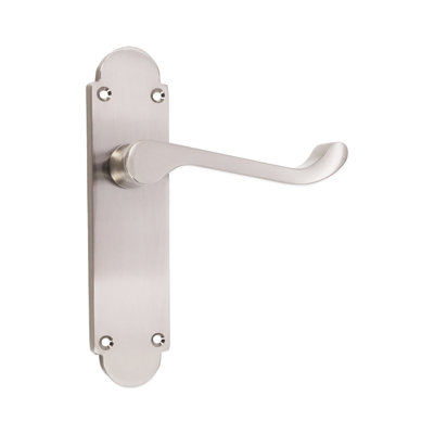 Oakley Lever on Backplate Latch Polished Brass