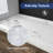  60"W x 36"D Rectangle Shower Base in Marble White with Reversible Drain, Anti-Slip Acrylic Shower Pan with Detachable Flanges, cUPC Certified