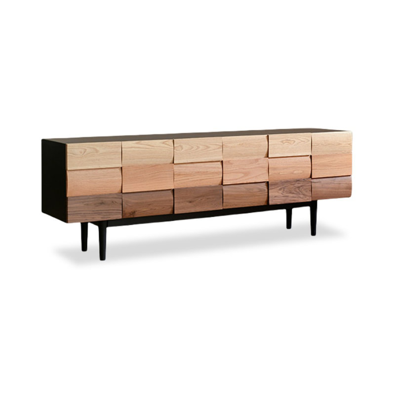 Meuble télé moderne en bois massif