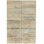 Geo Beach One-of-a-Kind 5'6" x 8'6" Rectangle Silk Area Rug in Beige and Blue
