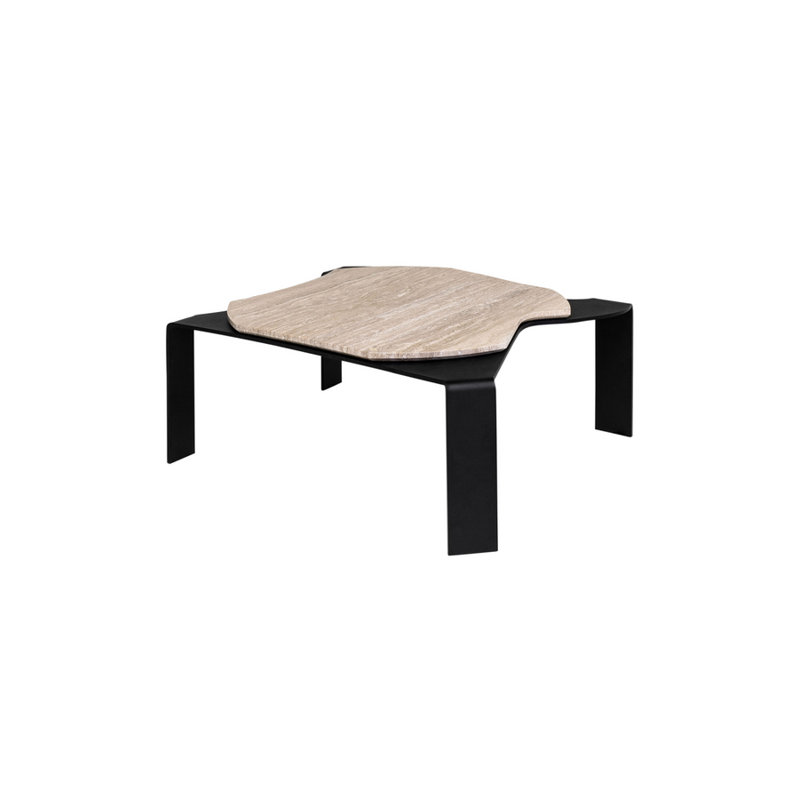 Table basse Moon, Brun