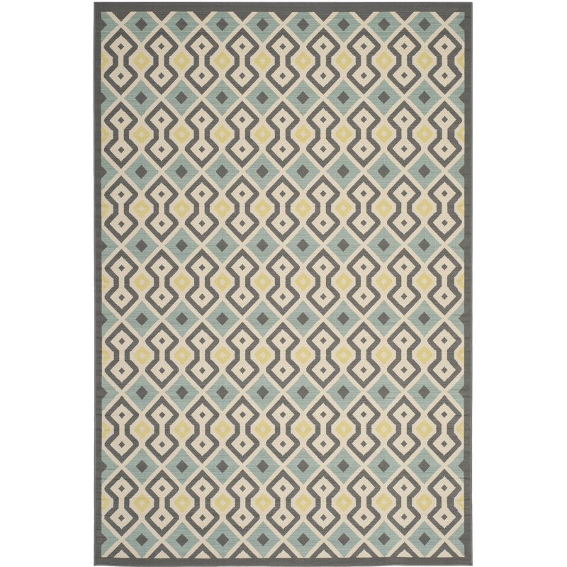 Tapis géométrique Engelbert Performance, Rectangle 5 pi 1 po x 7 pi 7 po