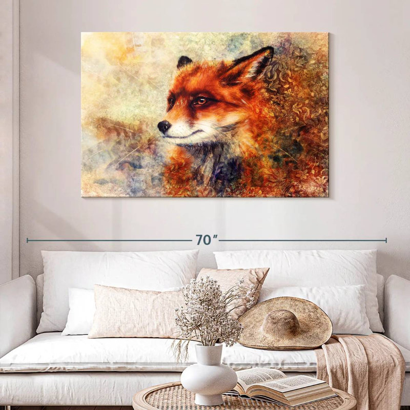 Brampt Fascinating Fox, 32" H x 48" W