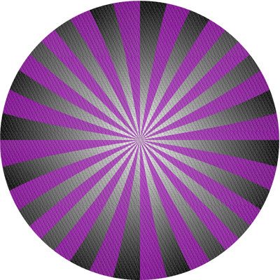 Noir/mauve Tapis décoratif