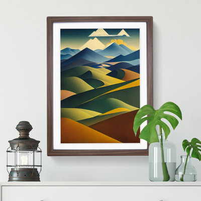 Abstract Mountain Landscapes No.5 - Wall Art