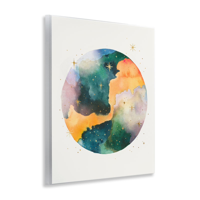 Outer Space Nebula Wall Plaque Art by Dorothy Fagan