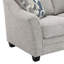 Light Grey 2-Piece Boucle Upholstered Sofa Set