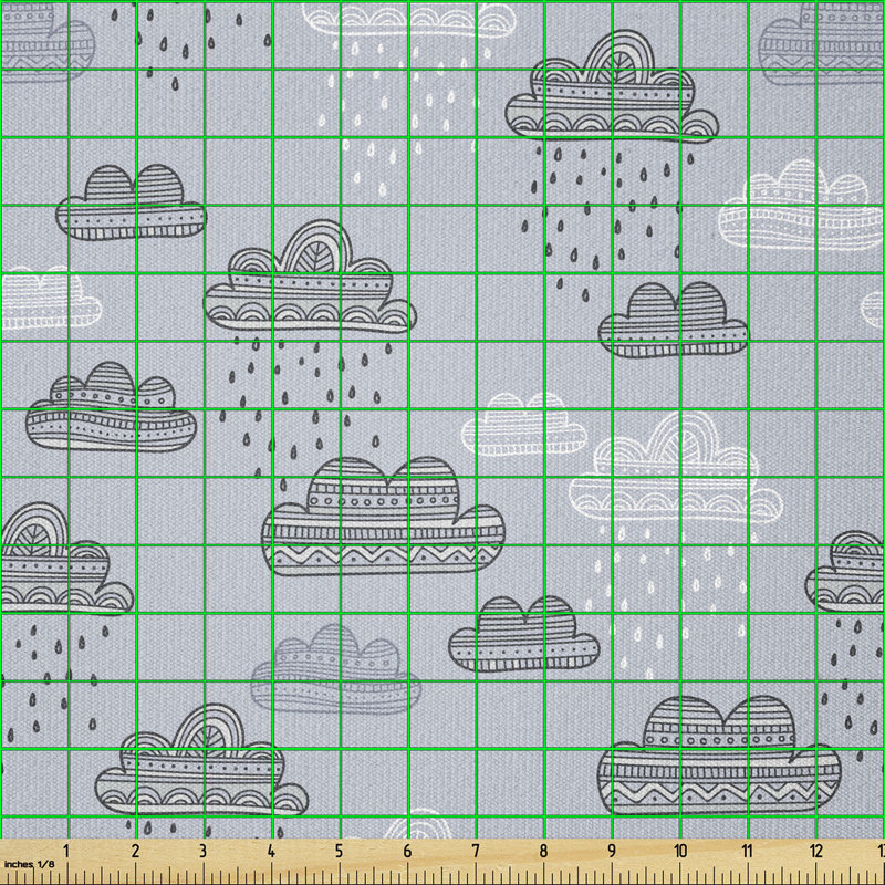 Tissu de pluie Ambesonne par The Yard, l 36" x L 72"