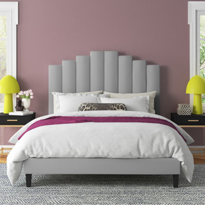 Elise Performance Velvet Platform Bed