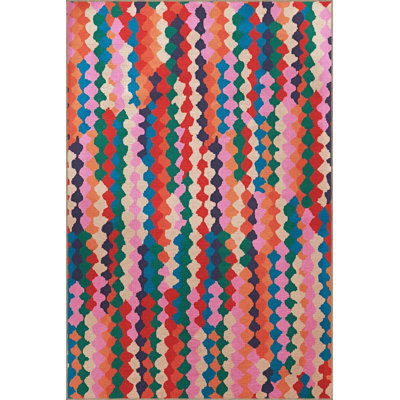 Kirima Performance Washable Polka Dots Indoor / Outdoor Rug