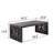 47.2" Solid  Carved Wood Coffee Table – Handcrafted Look With Ornate Side Panels-627984513