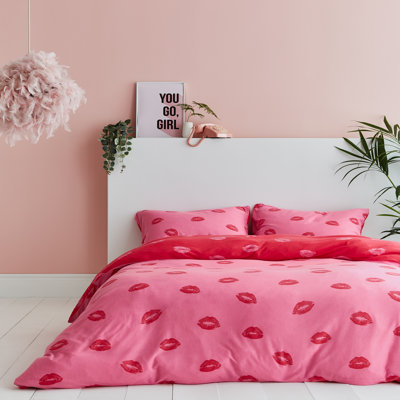 Pouting Lips Duvet Cover Set