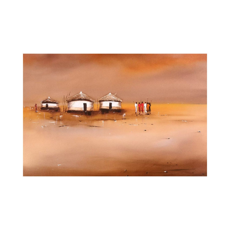 On The Waterfront IV by Jan Eelse Noordhuis - Wrapped Canvas Painting, 66.04 cm H x 45.72 cm W x 1.91 cm D