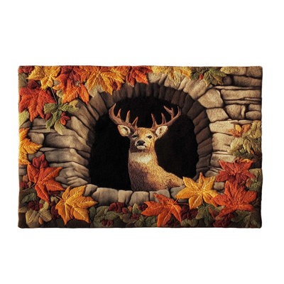 Kbndieu Bath Rugs Mat Printed Crystal Velvet Floor Mat for Home Use Nonslip and Better to Clean Foot Mat for Bathroom