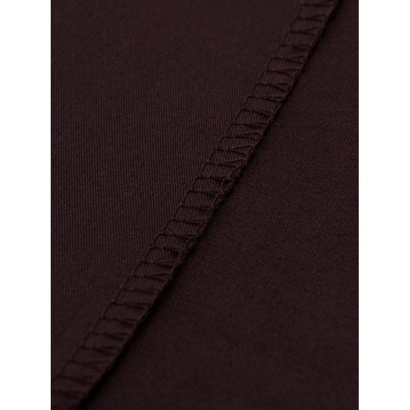 Microfiber Fitted Sheet, Dark Brown, California King
