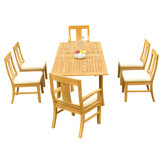 Osborne Outdoor 7 - Piece Teak Dining Set