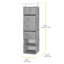 Rangement suspendu multifonctionnel avec tiroirs - 5 sections-908040832