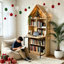 Bureau d'artisanat pliant avec tablettes de rangement