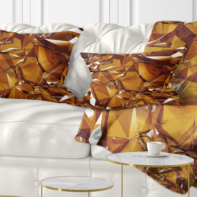 Abstract Reversible Throw Pillow