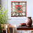 Wall Clock 24" Square Oversized for Living Room decor with Real Moving Gears America Collection-94246273