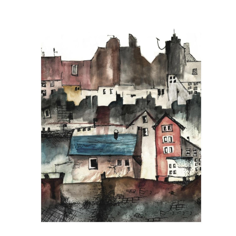 «Majestic Falls» par Danielle Navarro - impression sur toile, Extérieur, H 32 po x l 24 po x P 1,5 po