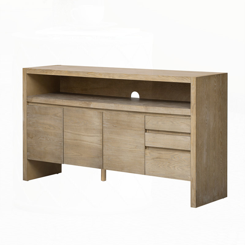 Grande armoire de rangement moderne, Naturel
