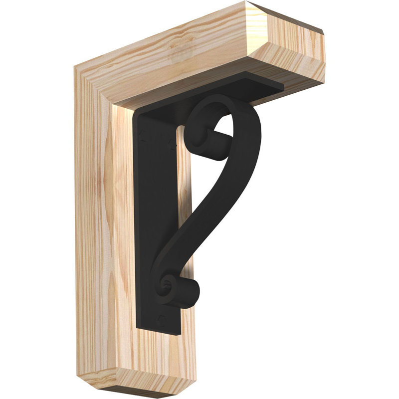 Support triple Ironcrest Edwards, H 14 po x P 11 1/2 po, Sapin de Douglas de l 3 1/2 po x T 2 po (lisse)