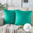 Velvet Decorative Throw Pillows, Solid Soft Decorative Cushion-130126171-130126207-130126218