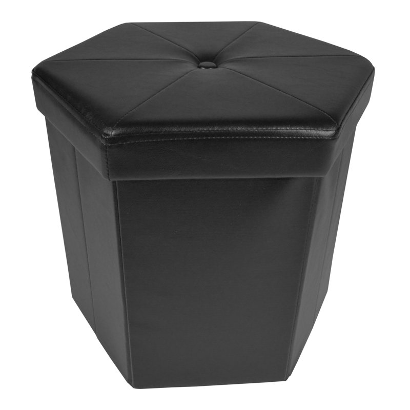 Wilmington Faux Leather Ottoman