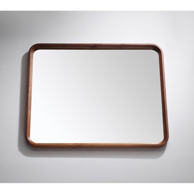 Vela Mirror, Walnut, 35.5" x 23.5"