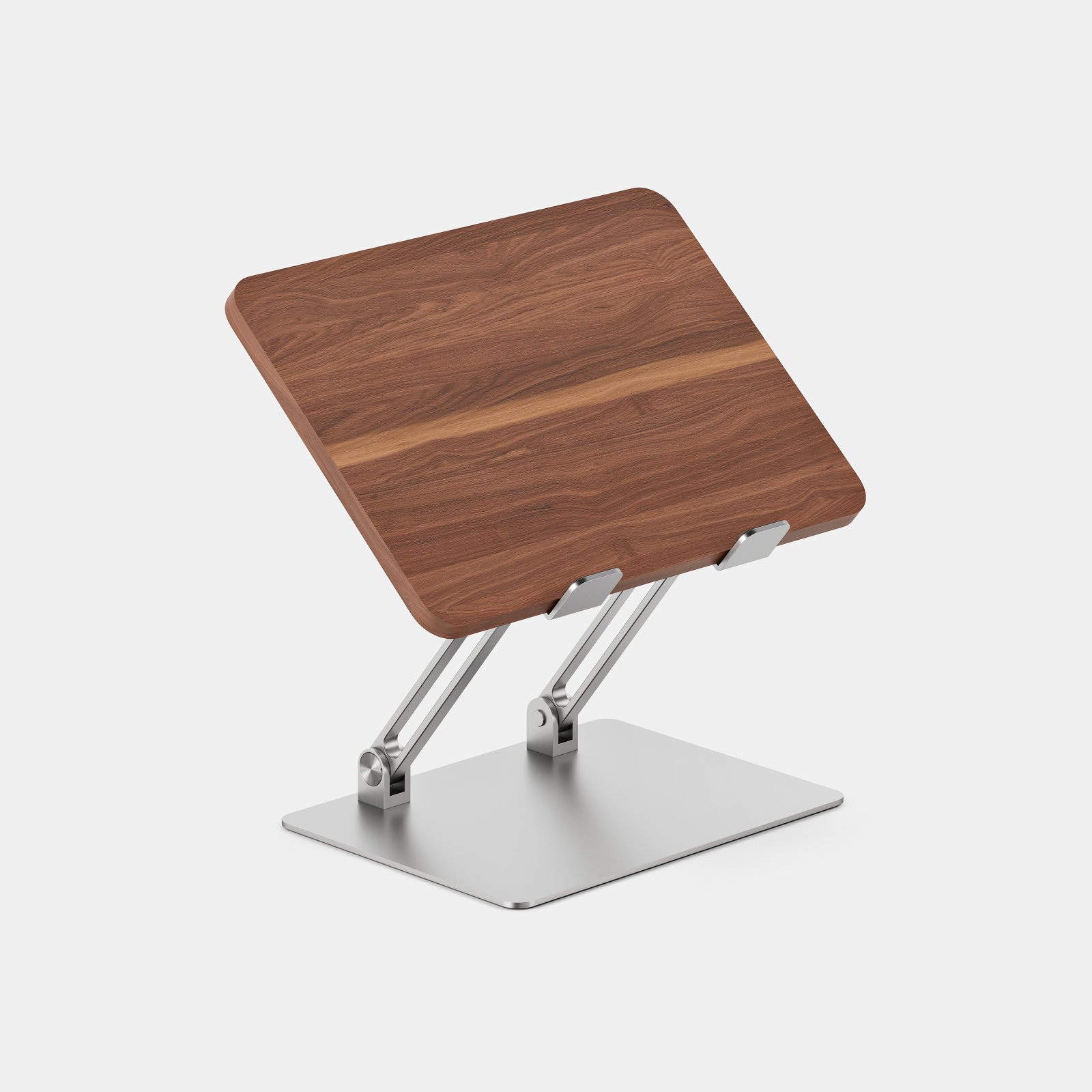 Adjustable Laptop Stand, Walnut