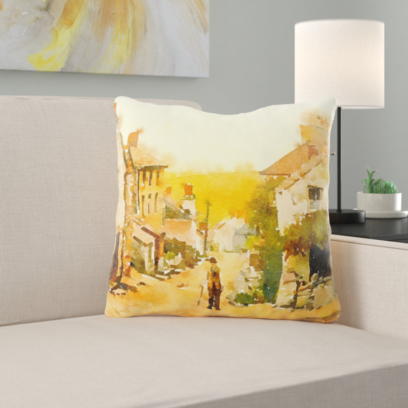 Housse et insert de coussin Mathais, Microsuède, Intérieur