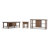 Redmond 54"W Solid Wood Storage Console Table with 4 Center Drawers and Open Shelves-2080893896