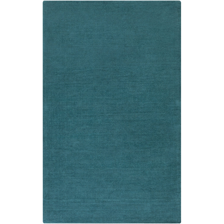 Girton Handmade Wool Deep Teal Rug