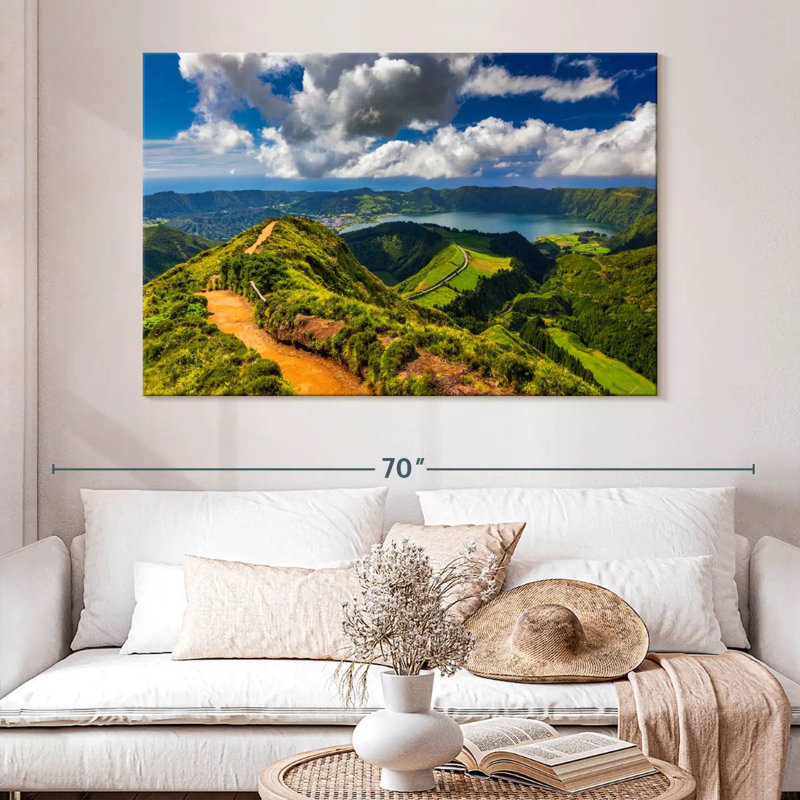 Point de vue de Sete Cidades, H 34 po x l 51 po